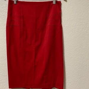 Body by Victoria secret size 4 red pencil skirt